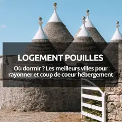 Des trulli emblématiques des Pouilles, parfaits pour un hébergement de rêve. Découvrez où dormir pour rayonner dans la région.