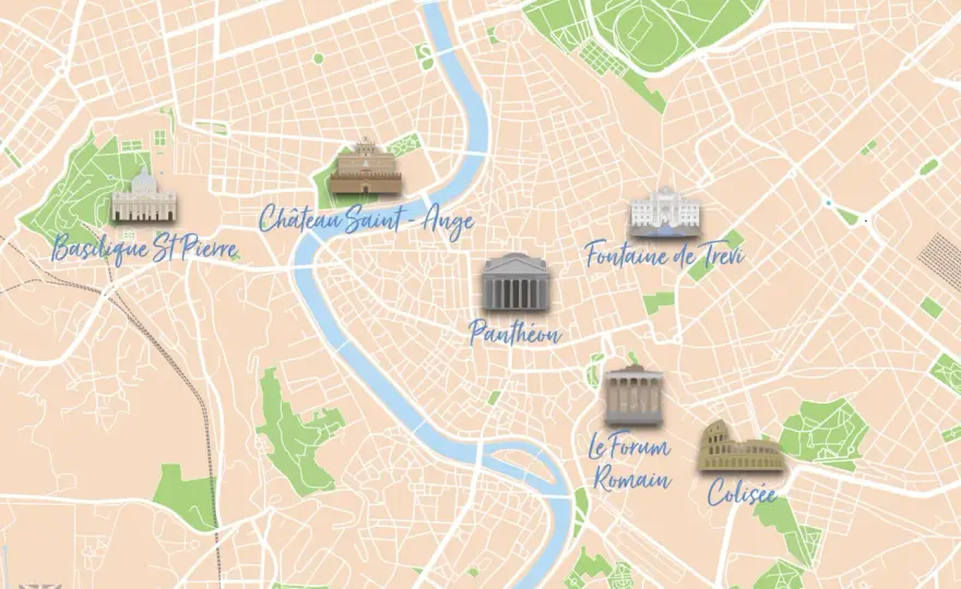 Colisée-Vatican - Le meilleur trajet pour gagner du temps