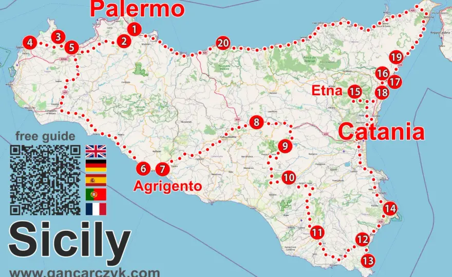 Road trip en Sicile en 7, 10 ou 14 jours - quel itinéraire ?