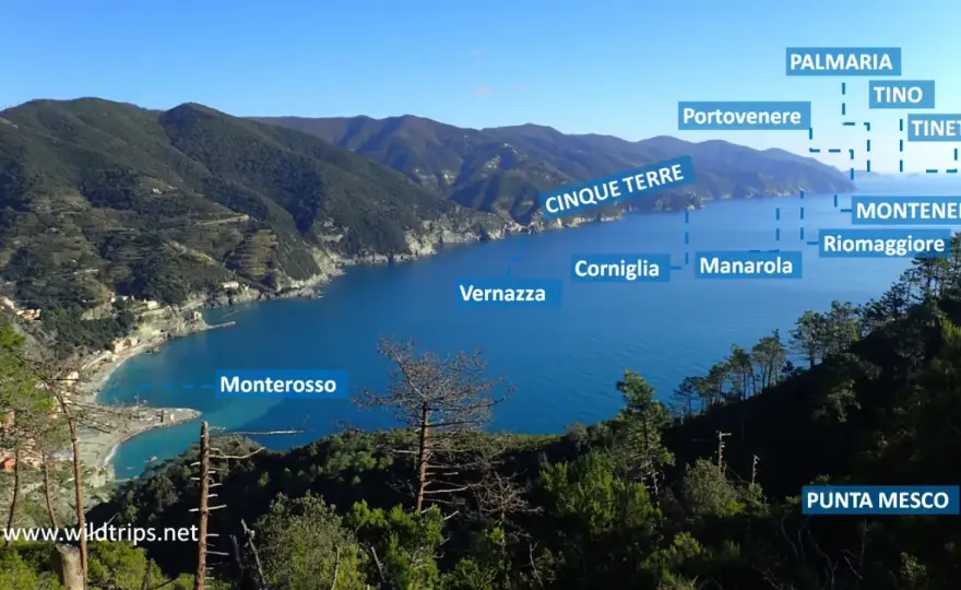 Promontoire du Mesco - Le secret des Cinque Terre entre Levanto et Monterosso