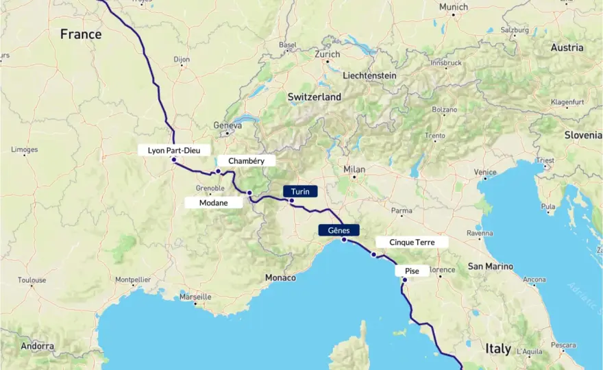 Train France-Rome - Itinéraires, prix et astuces voyage