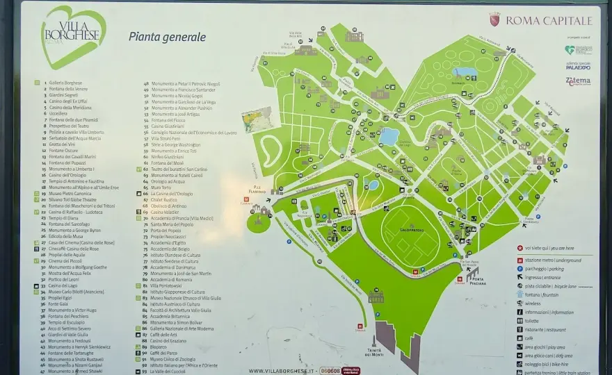 Villa Borghese - Guide complet pour une visite réussie